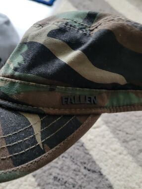Fallen skateboards com camo Green Cotton Cap — 100% Cotton